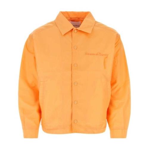 Pastel Orange Day Tripper Windbreaker House of Sunny , Orange , Heren