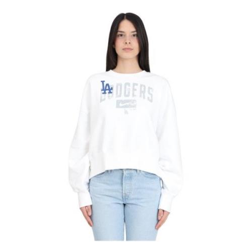 Witte Crewneck Sweatshirt voor Vrouwen Nike , White , Dames