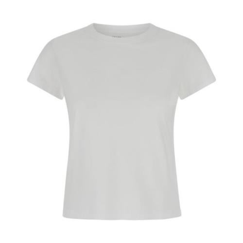 Witte Fitted Crew Tee Frame , White , Dames
