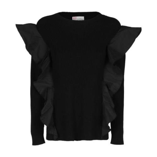 Wolmix Sweater RED Valentino , Black , Dames