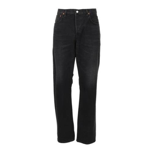 Klassieke Straight Jeans Edwin , Black , Heren