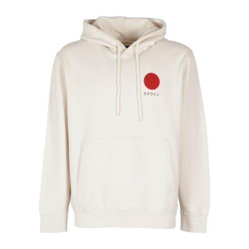 Japanse Zon Hoodie Edwin , White , Heren