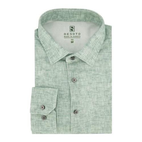 Groen Business Overhemd Slim Fit Desoto , Green , Heren
