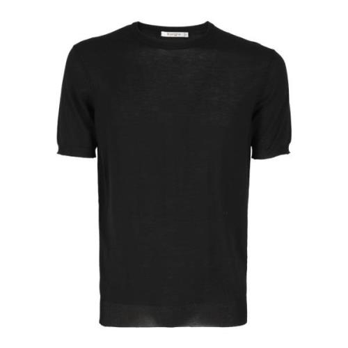 Katoenen T-shirt Kangra , Black , Heren