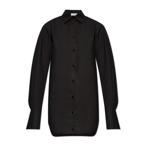 Shirt met logo The Attico , Black , Dames