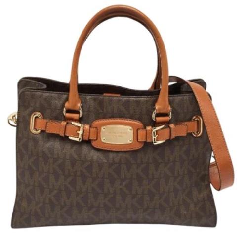 Pre-owned Leather totes Michael Kors Pre-owned , Brown , Dames