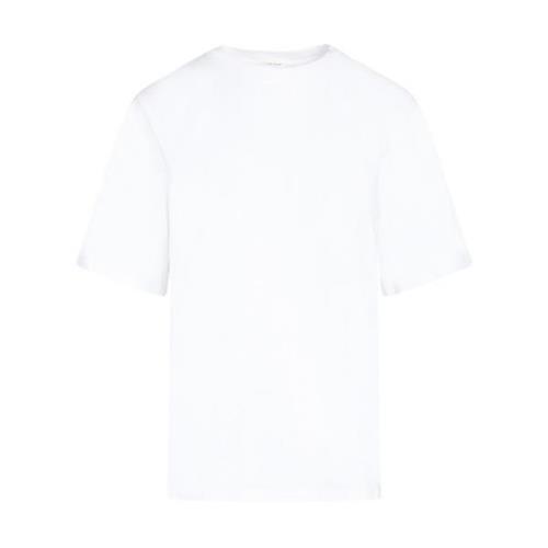 Wit Katoenen T-Shirt Ronde Hals The Row , White , Dames