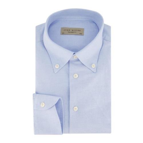 Lichtblauw Business Overhemd Slim Fit John Miller , Blue , Heren