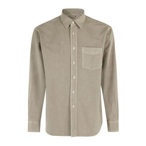 Casual Overhemd Fred Aspesi , Beige , Heren