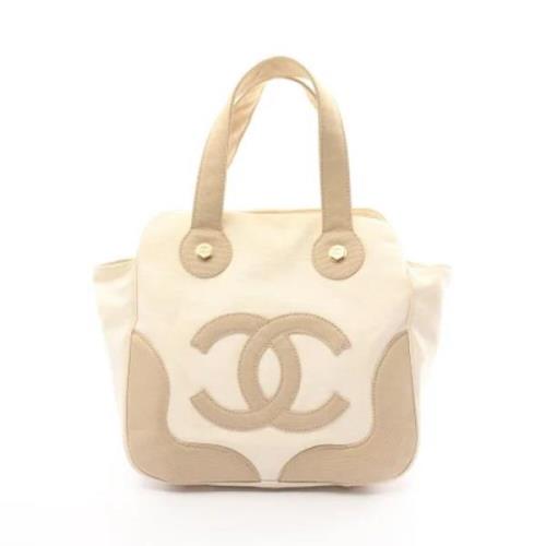 Pre-owned Canvas chanel-bags Chanel Vintage , Beige , Dames