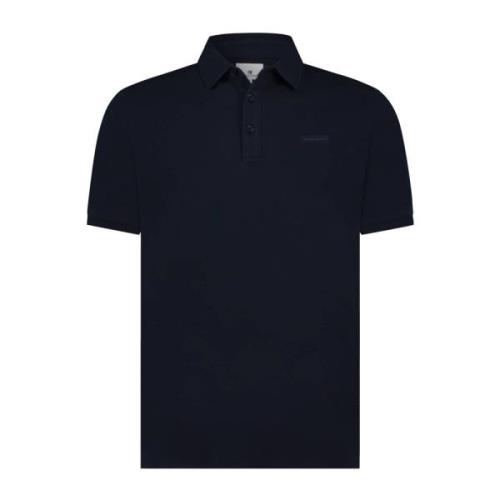 Klassieke Navy Polo Shirt Korte Mouw State of Art , Blue , Heren