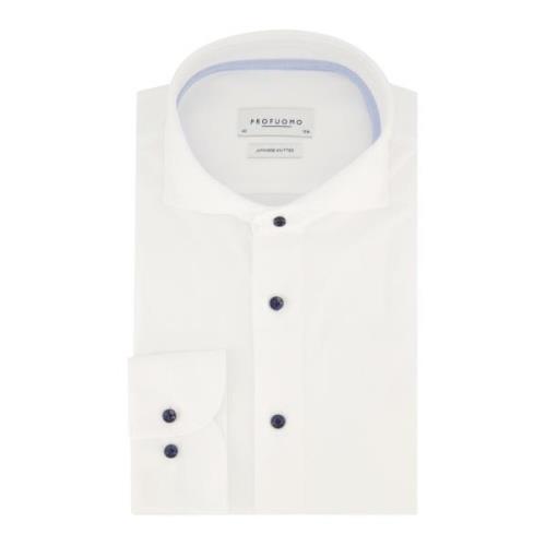 Wit Business Overhemd Slim Fit Profuomo , White , Heren