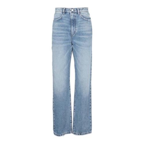 Klassieke Regular Fit Jeans Icon Denim , Blue , Dames
