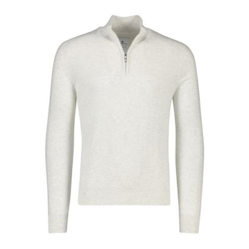 Witte half zip trui State of Art , White , Heren