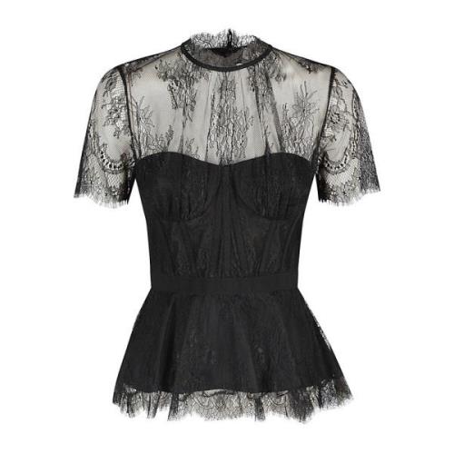 Lace Stijl Top Simkhai , Black , Dames