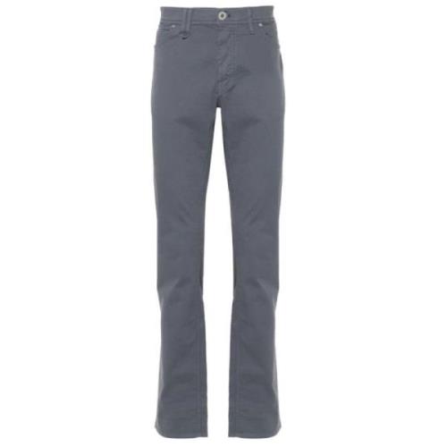 Slate Grey Straight-Leg Trousers Brioni , Gray , Heren