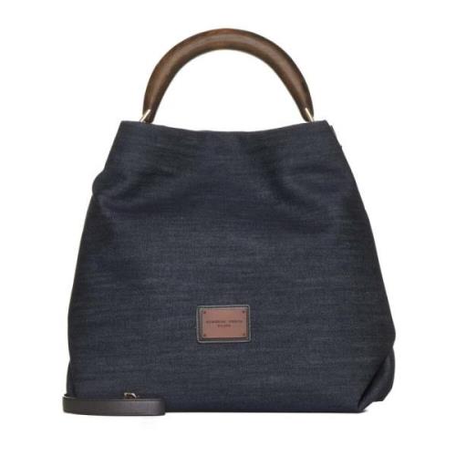 Denim Tassen Collectie Roberto Festa , Blue , Dames