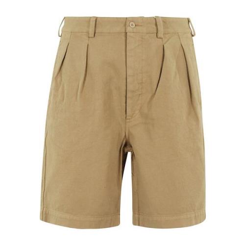 Stijlvolle Geplooide Shorts voor Vrouwen Sunflower , Brown , Heren