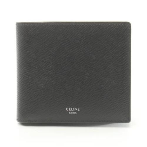 Pre-owned Leather wallets Celine Vintage , Black , Dames