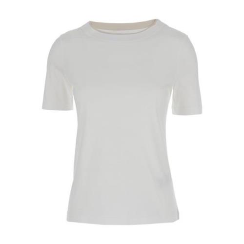 Witte T-shirts en Polos Eleventy , White , Dames