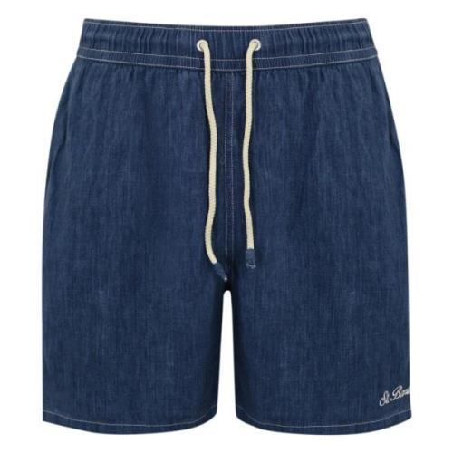 Denim Zwembroek MC2 Saint Barth , Blue , Heren