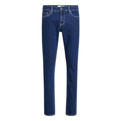 Slim Fit Donkere Denim Jeans Calvin Klein , Blue , Heren