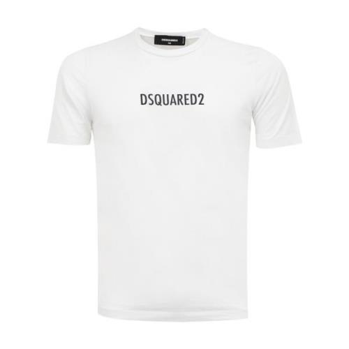 Bedrukt T-shirt Dsquared2 , White , Dames