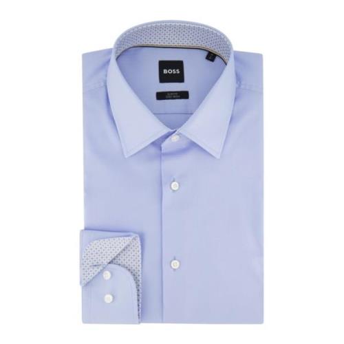 Zakelijk Overhemd Lichtblauw Slim Fit Hugo Boss , Blue , Heren