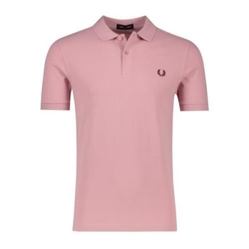 Roze poloshirt korte mouw Fred Perry , Pink , Heren