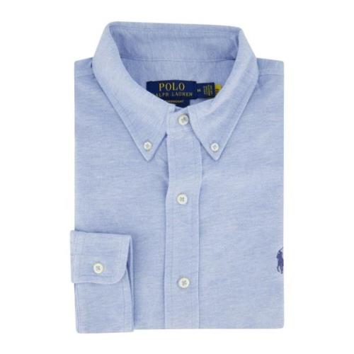 Blauw casual overhemd met button-down kraag Ralph Lauren , Blue , Here...