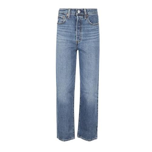 Valley View Straight Enkel Jeans Levi's , Blue , Dames