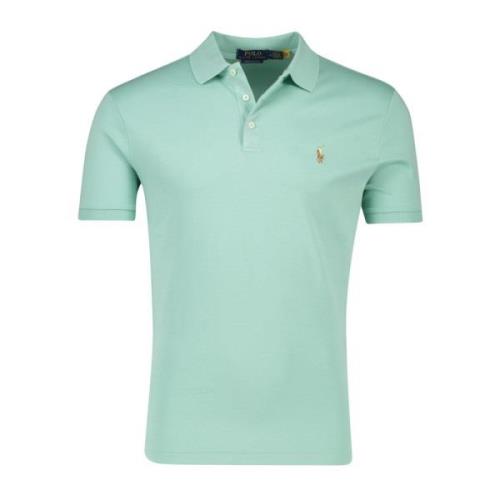 Groene Custom Slim Fit Polo Shirt Ralph Lauren , Green , Heren