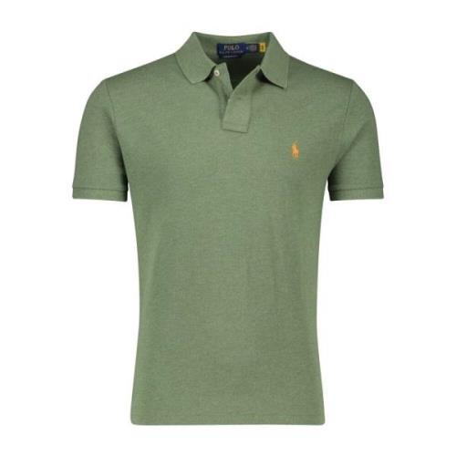 Groene poloshirt korte mouw Ralph Lauren , Green , Heren