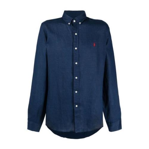 Navy Shirt voor Mannen Ralph Lauren , Blue , Heren