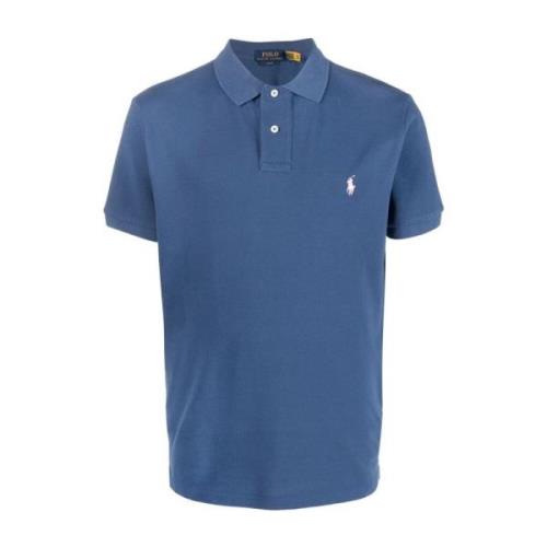 Koninklijke Gebreide Trui Ralph Lauren , Blue , Heren