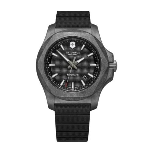 Automatisch Herenhorloge, Zwart Siliconen Band Victorinox , Black , He...