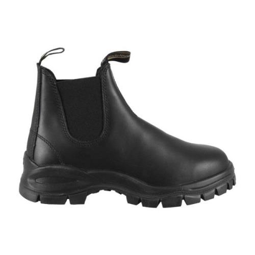 Klassieke Leren Chelsea Laarzen Blundstone , Black , Dames