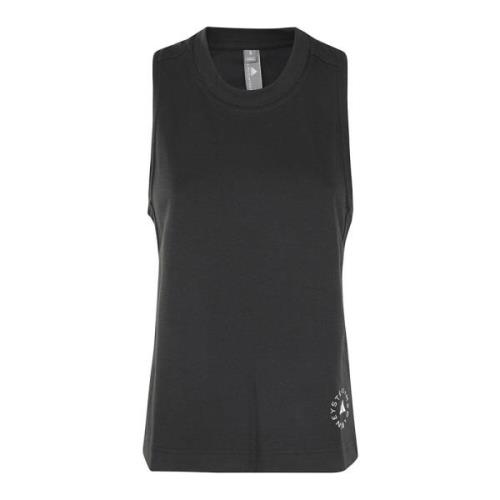 TK Logo Sporty Tank Top Adidas by Stella McCartney , Black , Dames