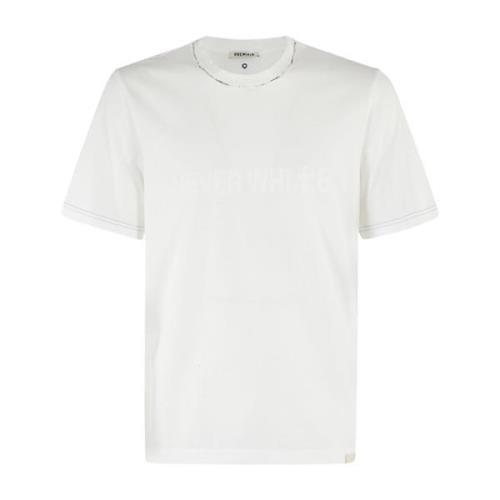 Casual Katoenen T-shirt Premiata , White , Heren