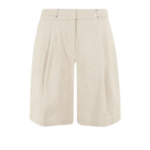 Geplooide hoge taille broek Remain Birger Christensen , Beige , Dames