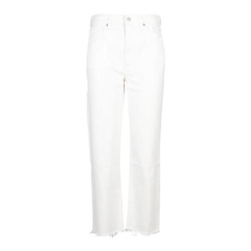 Sail Crop Jeans Citizens of Humanity , White , Dames