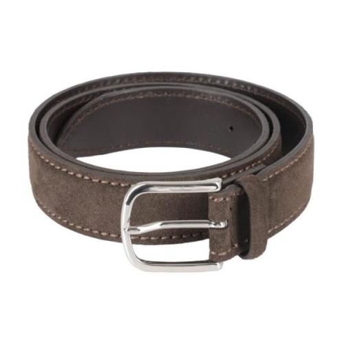 Stijlvolle Suede Riem Orciani , Brown , Heren