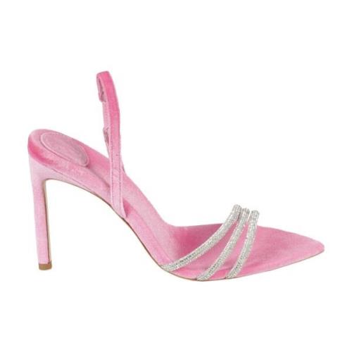 High Heel Sandals Bettina Vermillon , Pink , Dames