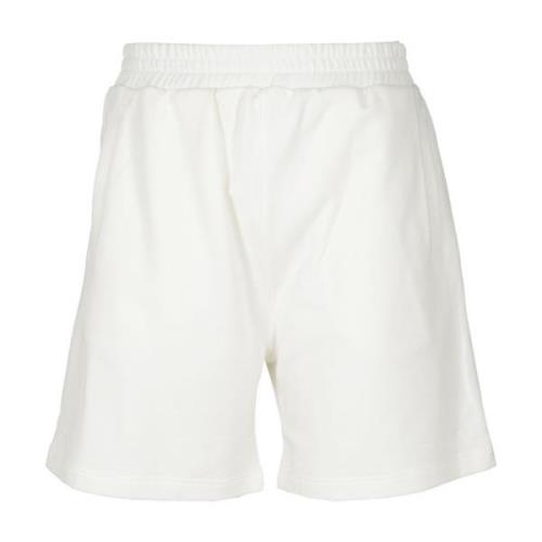 Casual Bermuda Sweatpants Dondup , White , Heren