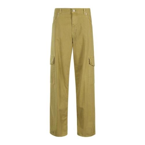 Cargo Twill Broek Haikure , Green , Dames