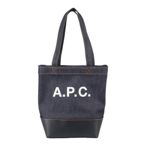 Tote Bags A.p.c. , Blue , Dames