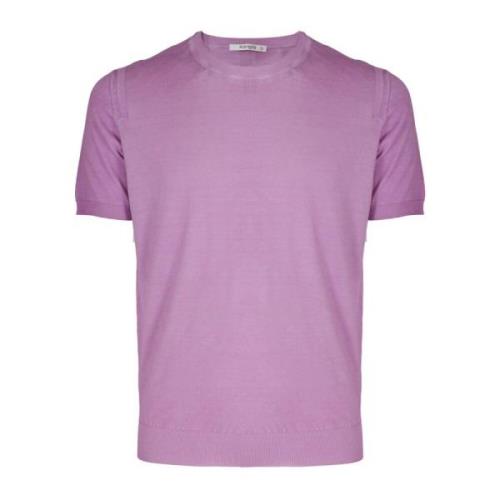 Vintage Cotton Maco Style Shirt Kangra , Purple , Heren