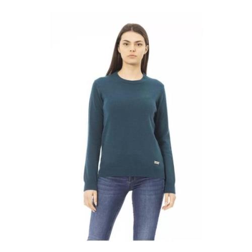 Round-neck Knitwear Baldinini , Green , Dames