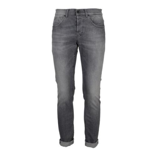 Stijlvolle Denim Jeans voor Mannen Dondup , Gray , Heren
