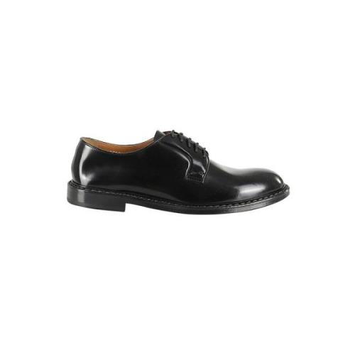 Elegante Derby Horse Schoenen Doucal's , Black , Heren